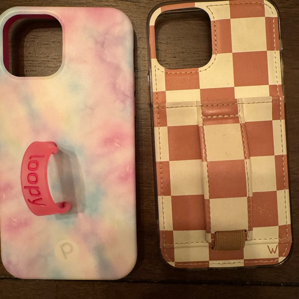 Brand new loopy case and like new Walli case for iPhone 12 Pro